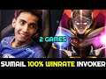 SUMAIL keep spamming Invoker — 100% Winrate in 3 Days 7.28 Dota 2