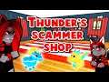 My Little Brother Opened A SCAMMER Shop In Adopt Me! (Roblox)