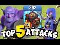 TOP 5 BEST TH10 ATTACK STRATEGIES FOR 2021 with AND without Siege Machines | Clash of Clans