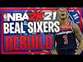 Bradley Beal Philadelphia 76ers Trade IN NBA 2k21 MyLeague!! (NBA 2k21 MyLeague Rebuild)