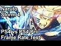 Naruto Shippuden Ultimate Ninja Storm 4 PS4 Pro vs PS4 Frame Rate Comparison