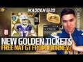 NEW Golden Tickets!! FREE NAT GT Set Discovered?? | Madden 20 Ultimate Team