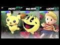 Super Smash Bros Ultimate Amiibo Fights  – Request #17935 Pichu vs Pac Man vs Lucas