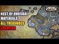All Nest of Unusual Materials Locations in Korthia