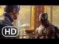 Black Panther Becomes Friends With Avengers Scene 4K ULTRA HD - Marvel's Avengers