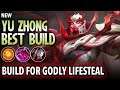 FEAR THE DRAGON'S LIFESTEAL!! | YU ZHONG BEST BUILD IN 2021 | MLBB | YU ZHONG BUILD AND GAMEPLAY