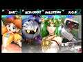 Super Smash Bros Ultimate Amiibo Fights – Request #20211 Daisy v Meta Knight v Palutena v ROB