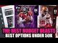 THE BEST BUDGET BEASTS UNDER 50K! BEST WAY TO BUILD A BUDGET TEAM! | MADDEN 20 ULTIMATE TEAM