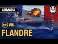 Armada. Battleship Flandre. World of Warships guide