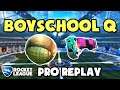 BoyScHool Q Pro Ranked 3v3 POV #48 - Rocket League Replays