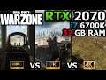 Call of Duty WARZONE - FPS Test | 1080p vs 1440p vs 2036p | RTX 2070 | i7 6700K | 32GB RAM