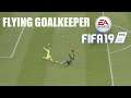FIFA19 - Goalkeeper is flying