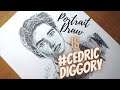 Harry Potter is #CedricDiggory in Portrait Draw!
