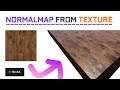 How to create a normal map from a single texture tutorial