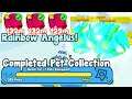 Made Rainbow Angelus Mythical! Completed Pet Collection! - Pet Simulator X Roblox
