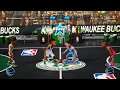 NBA 2K Playgrounds 2 : G. Antetokounmpo / A. Dantley vs. J. Stackhouse / D. Saric | Lucky Game