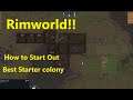 Rimworld, How to start. How to set up first colony.