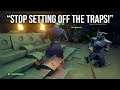 Stop Setting Off The Traps #shorts