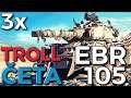 World of Tanks/ TROLL ČETA 🤪/ 3x EBR 105