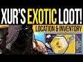 Destiny 2 | XUR EXOTIC LOOT & LOCATION! DLC Engram, Inventory & Where is Xur | 7th February