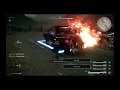 FINAL FANTASY XV MULTIPLAYER: COMRADES, riding on top of one of the Escort mission trucks