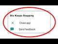 How To Fix Ola Keeps Stopping Error Android & Ios - Fix Ola App Not Open Problem