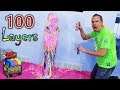 100 Layers of Silly String!!! (Challenge Gone Wrong)