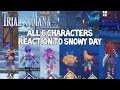 All 6 Characters Reaction to Snowy Day - Trials of Mana Remake 2020 (Japanese Voice) Funny Moments