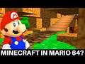 Can You Beat Super Mario 64’s Bob-omb Battlefield if Minecraft Blocks Fill the Entire Level?