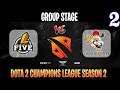 Fantastic Five vs Chicken Fighters Game 2 | Bo3 | Group Stage Dota 2 Champions League 2021 Season 2