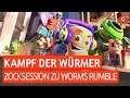 Felix und Pirmin beim Kampf der Würmer - Zocksession zu Worms Rumble | ZOCKSESSION