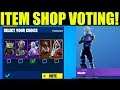 Fortnite "ITEM SHOP VOTING" Coming Today! - Everything you need to Know (Item Shop 2.0) Vote on item