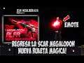 OFICIAL! REGRESA SCAR MEGALODON FREE FIRE | NUEVA RULETA MAGICA SCAR MEGALODON FREE FIRE