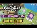 Sakura bloom location [Quick Guide] - Genshin Impact 2.0