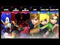 Super Smash Bros Ultimate Amiibo Fights – Request #20710 Sonic Team vs Link Team