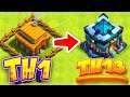 TH1 to TH13 Speed Build Ep. 3 "Clash Of Clans"