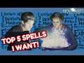 TOP 5 SPELLS I WANT In Hogwarts Legacy!