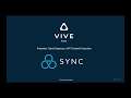 Webinar: Working Remotely in VR Using Vive Sync