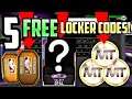 5 NEW *FREE* LOCKER CODES YOU CAN USE RIGHT NOW! CHANCE AT A GALAXY OPAL!