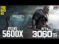 Assassin's Creed Valhalla on Ryzen 5 5600x + RTX 3060Ti 1080p, 1440p, 2160p benchmarks!