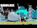(Code) GÀ ĐI ĐẮP NGƯỜI TUYẾT KHỔNG LỒ VÀO NGÀY ĐÔNG GIÁ LẠNH | Snowman Simulator ☃️ (Roblox)