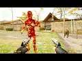 Counter Strike Source - Zombie Mod Online Gameplay on cs_estate_source map
