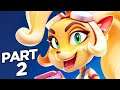 CRASH BANDICOOT 4 IT'S ABOUT TIME Walkthrough Gameplay Part 2 - COCO (FULL GAME)