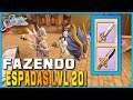 FAZENDO ESPADAS DO LVL 20!!! NOVA SAGA DO NINJA GRAND FANTASIA (EP4)