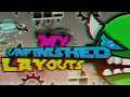Geometry Dash | My unfinished/W.I.P. levels/layouts, again.