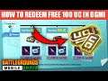 Growing Pack Event Get Free 100 Uc In Bgmi | How To Redeem Uc In Growing Pack Bgmi