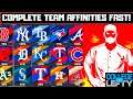 How to Complete Team Affinities FAST! ALL 60 Face of the Franchise Players Unlocked!