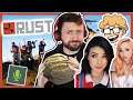 I played Rust for the first time on a huge Streamer Server! | Rust w/ Shubble, Tay, Cheesy