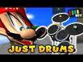 Is it Possible to Beat Super Mario 64 Using ONLY Rock Band Drums? [TetraBitGaming]