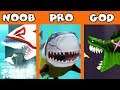 NOOB vs PRO vs GOD!!! (HUNGRY SHARK EVOLUTION)